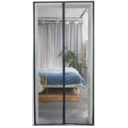 Screen door curtain, insect and mosquito repellent