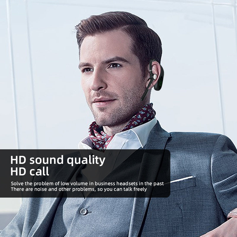 Bluetooth Headset Wireless Single Ear With Mic
