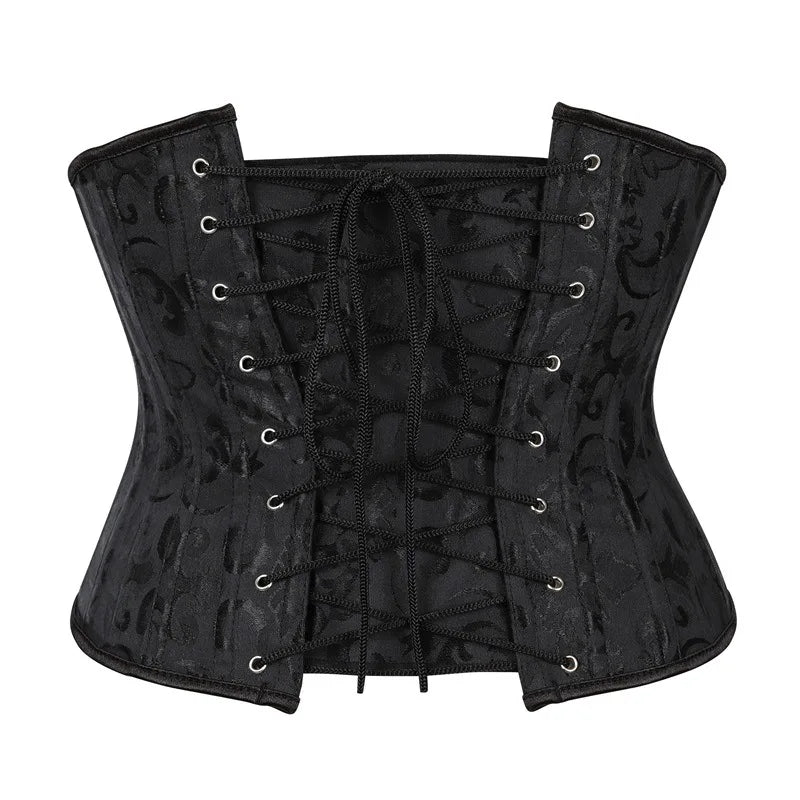 Wholesale Waist trainer Women Corset with Clasp Vintage Style Overbust Corsets and Bustiers Floral Lace Up Corset Top Lingerie San Remo