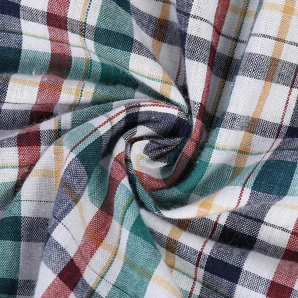 5Pieces/lot High Quality Plaid Men Shorts Mens Summer beach shorts Cotton Short Boxers for male Homme Boxer Loose Panties S-XXXL