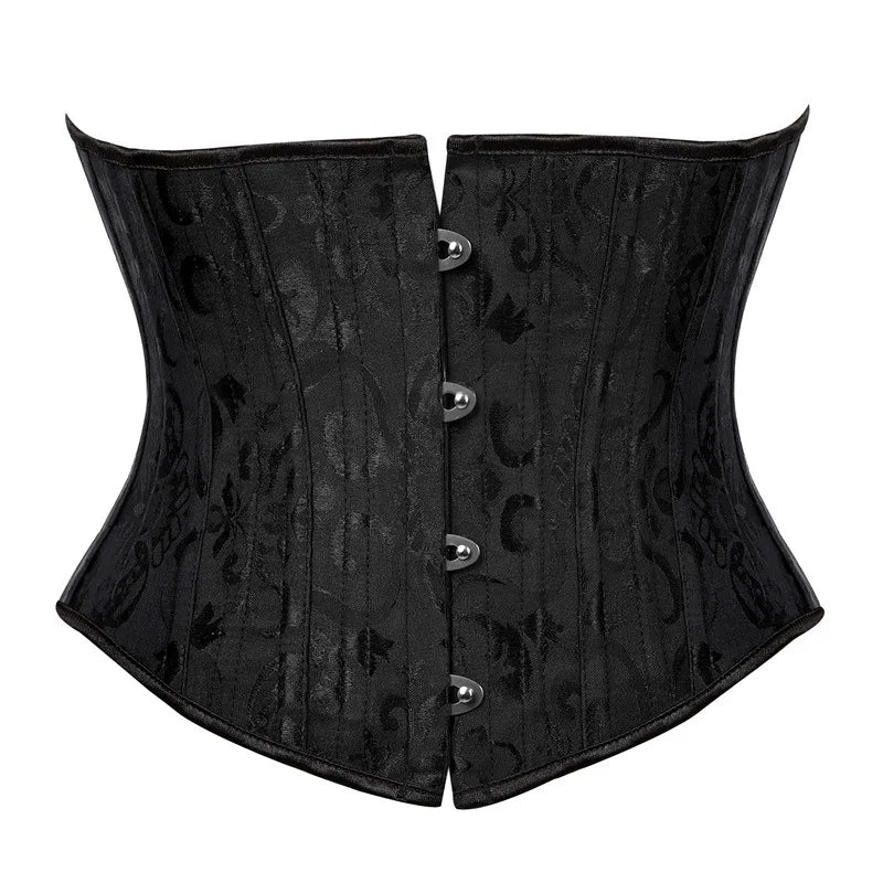 Wholesale Waist trainer Women Corset with Clasp Vintage Style Overbust Corsets and Bustiers Floral Lace Up Corset Top Lingerie San Remo