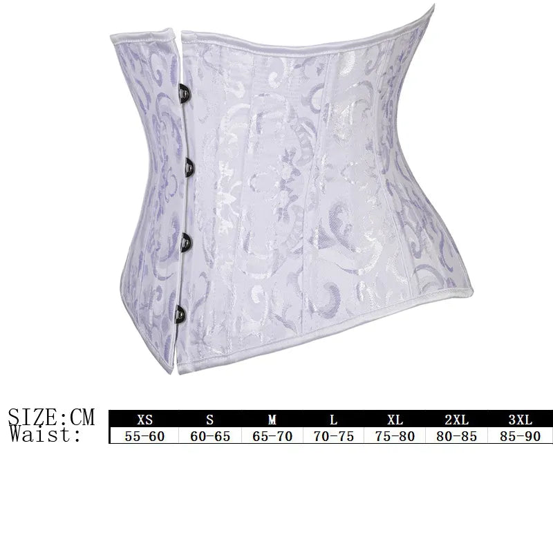 Wholesale Waist trainer Women Corset with Clasp Vintage Style Overbust Corsets and Bustiers Floral Lace Up Corset Top Lingerie San Remo