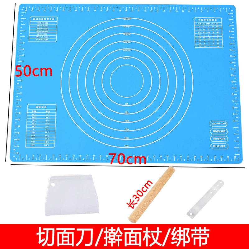 Almohadilla de gel de sílice para amasar masa, de grado alimenticio, antideslizante, antiadherente, resistente al calor, para hornear