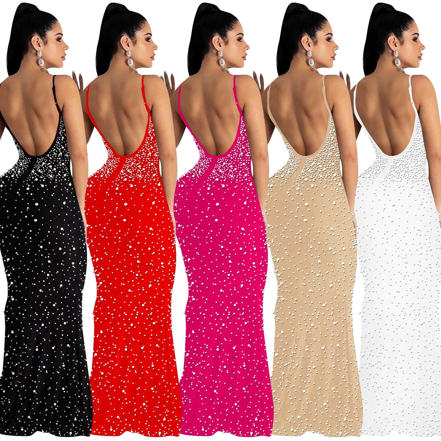off Shoulder V-Neck Dress