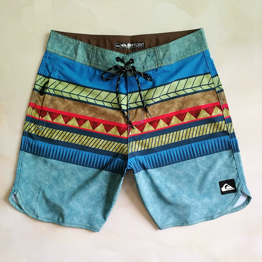 Men's Quick-Dry Beach Shorts - Stretch Swim Trunks