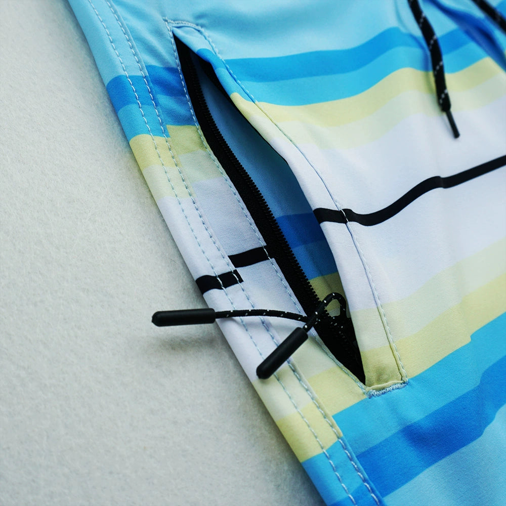 Quiksilver Beach Pants Swimming Trunks Men's Stretch Boardshort Casual Knee Length plus Size Sports Shorts Soakable Tide