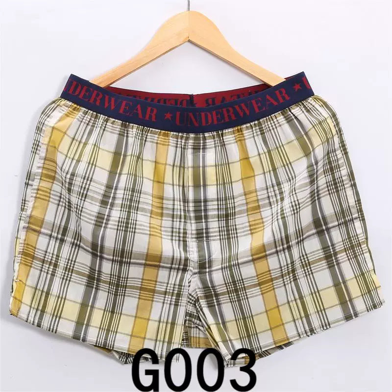 Ropa interior cómoda de algodón de corte relajado para hombre, de verano y de moda.
