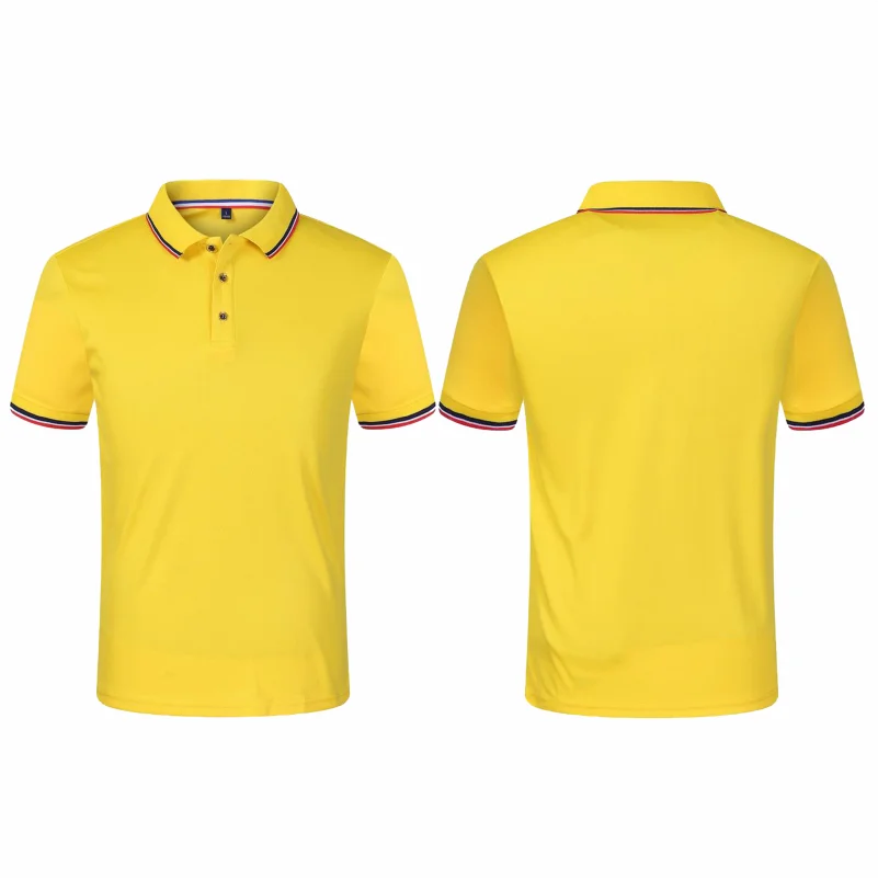 Hot Sale Men's Summer Casual Breathable Top Comfortable Polo Shirt Men's Solid Color Short Sleeve Sweat-absorbing T-Shirt