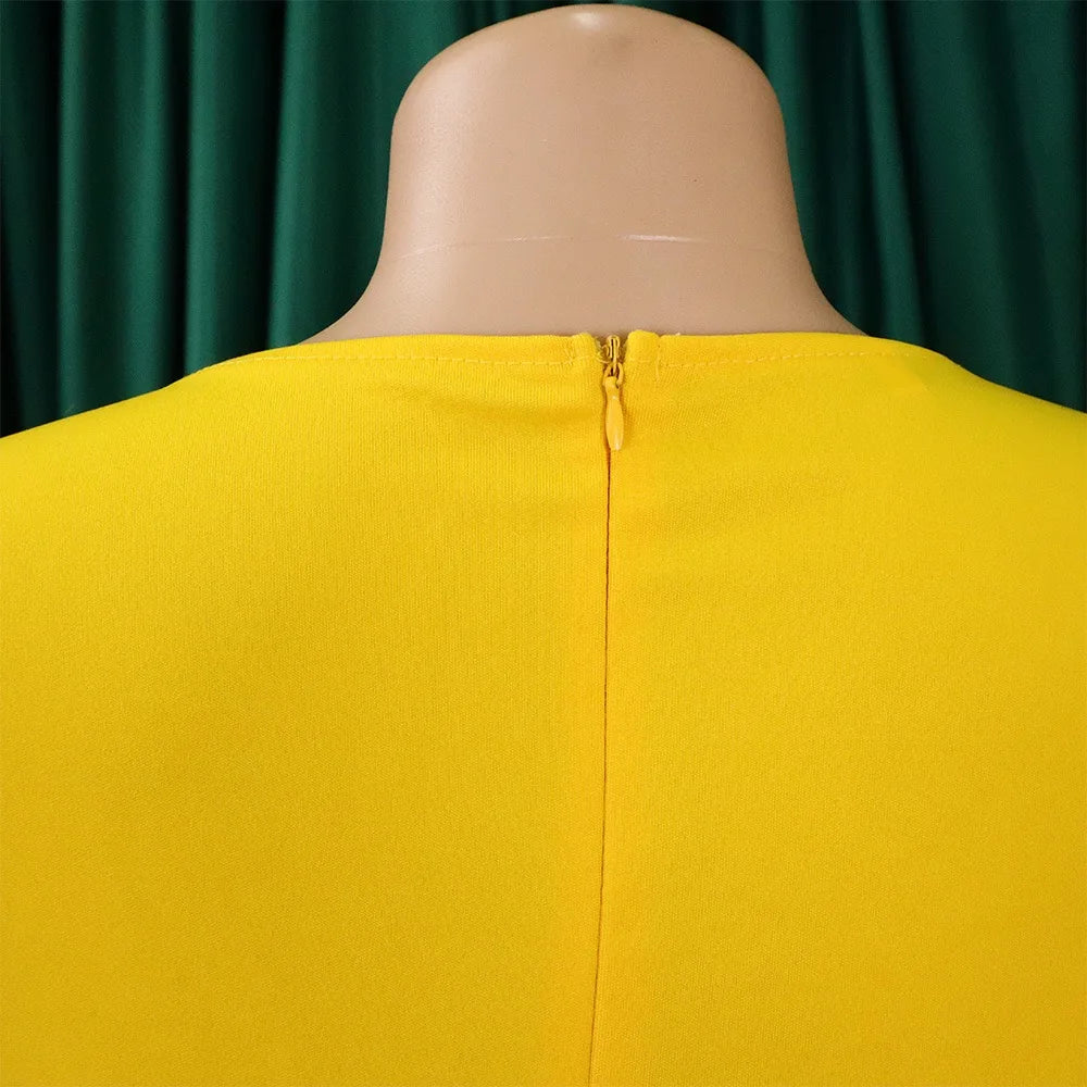 Kleid Büroarbeit für Frauen V-Ausschnitt Halbarm Polka Dot V-Ausschnitt Etuikleid Paket Hüfte Mitte Wade Professionelles Businesskleid Midi OL