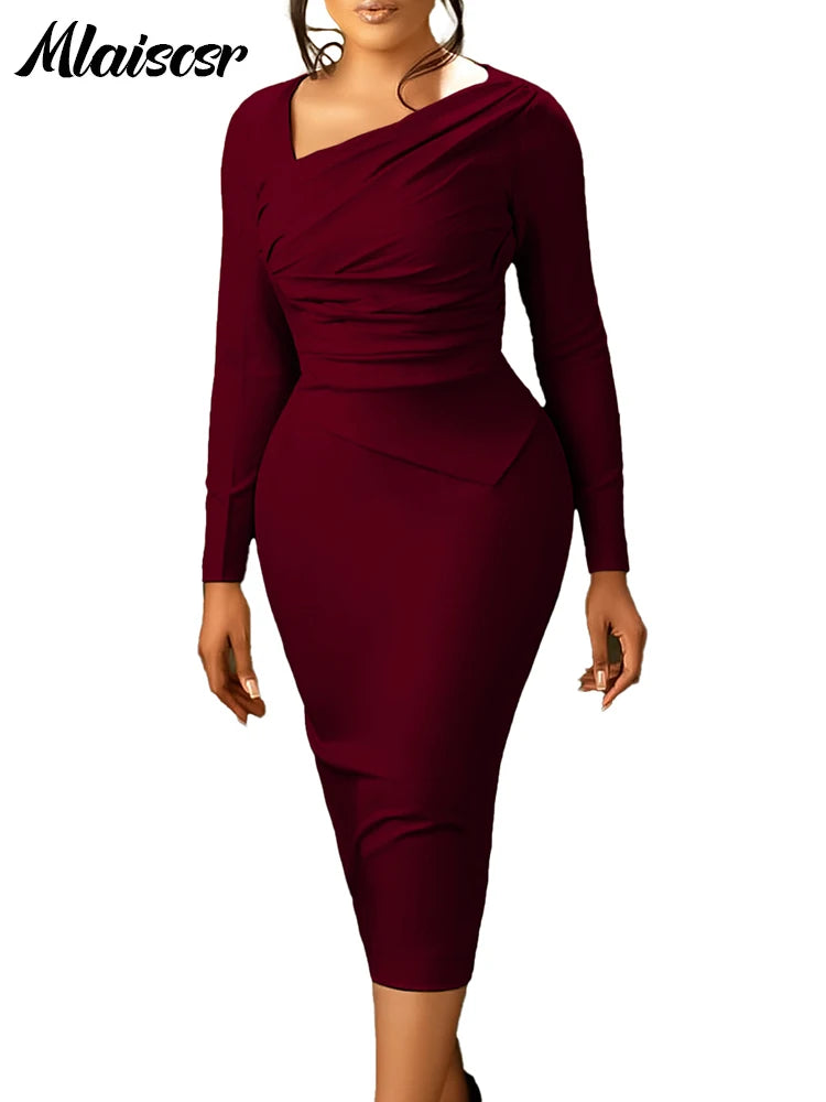 Long Sleeves Bodycon Party Dress