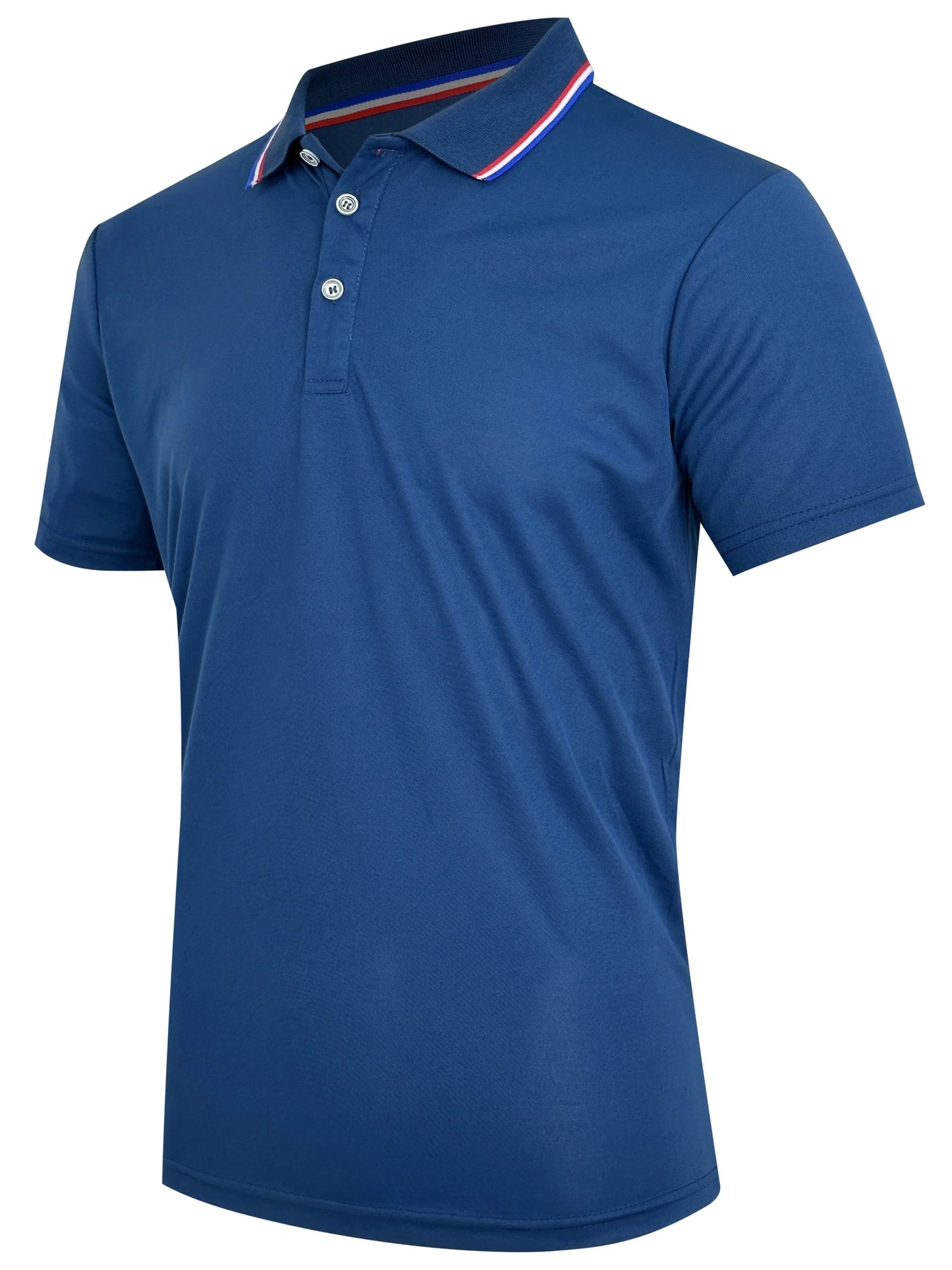 Polo Shirt Solid Color Short Sleeve