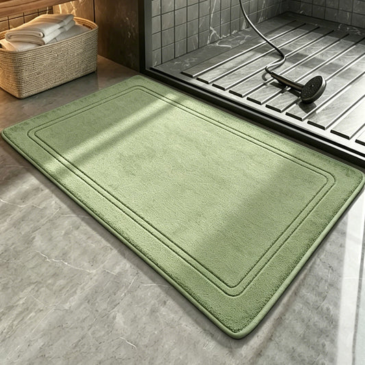 ultra soft fast absorbent bath rug