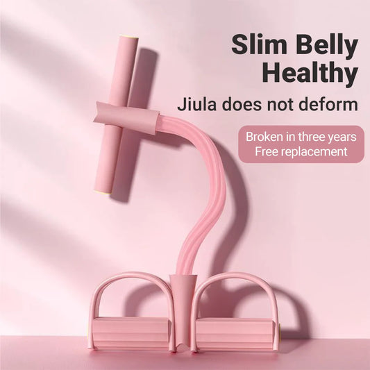 Multi-Tube Resistance Band with Pedal Puller - 6-Tube System