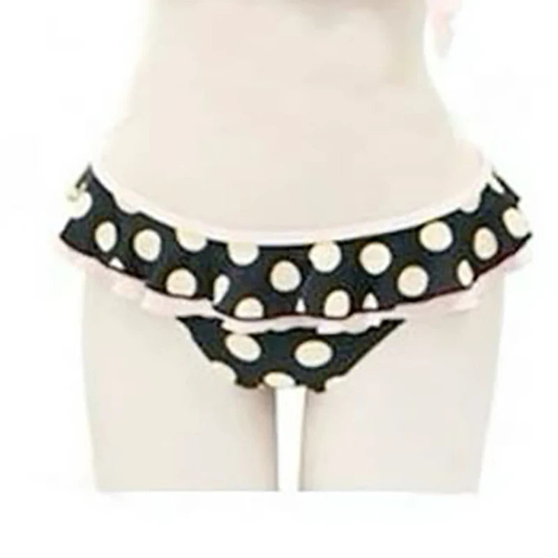 New Summer Bikini Set Women Clothes Aesthetics Fashion Sexy Beach Spicy Girls Y2K Bow Sling Camis Kawaii Harajuku Goth Emo-Girl