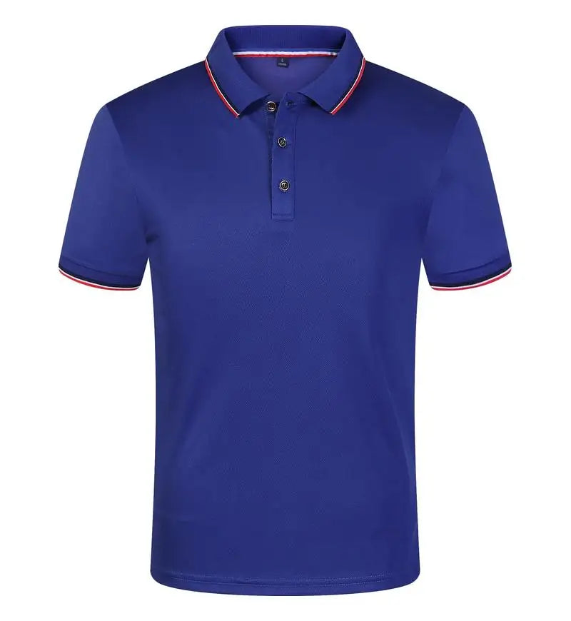 Hot Sale Men's Summer Casual Breathable Top Comfortable Polo Shirt Men's Solid Color Short Sleeve Sweat-absorbing T-Shirt