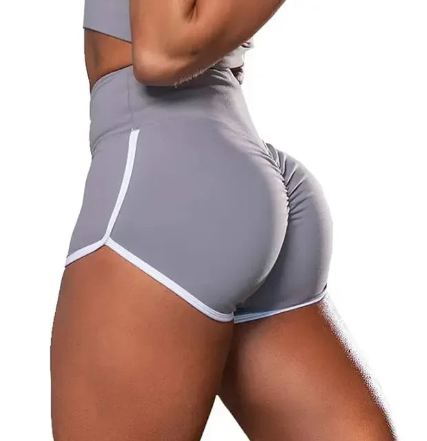High-Waisted Fitness Exercise Running Yoga Shorts Tight Lifting Hip