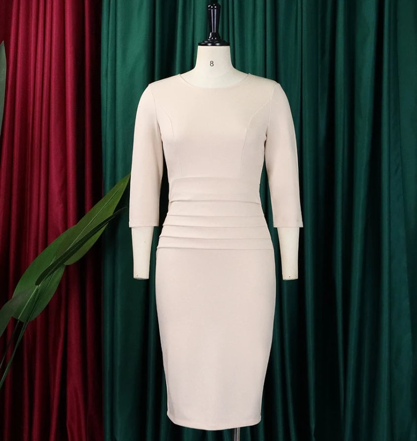 knee-length dress