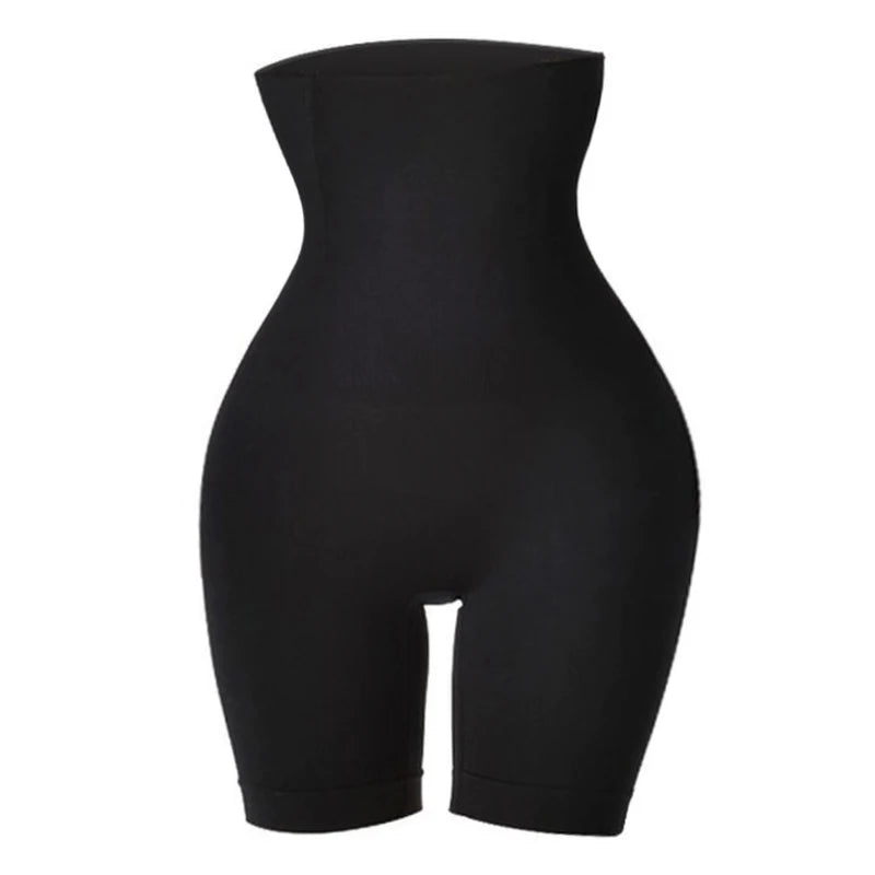 Women's High Waist Flat Angle Shaper Pants Postpartum Buttocks Lifting Body Shaping Pants Slim Shorts Waist Trainer