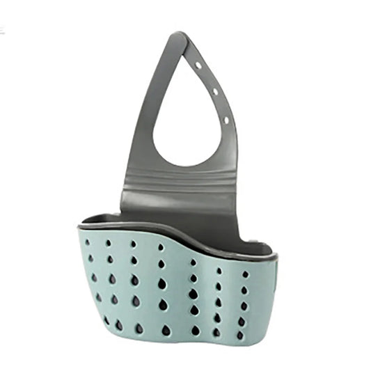 Kitchen Sink Holder Hanging Drain Basket blue1