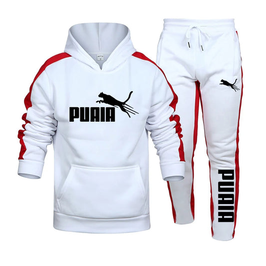 2 Pcs Set Jogging Hoodies Suit