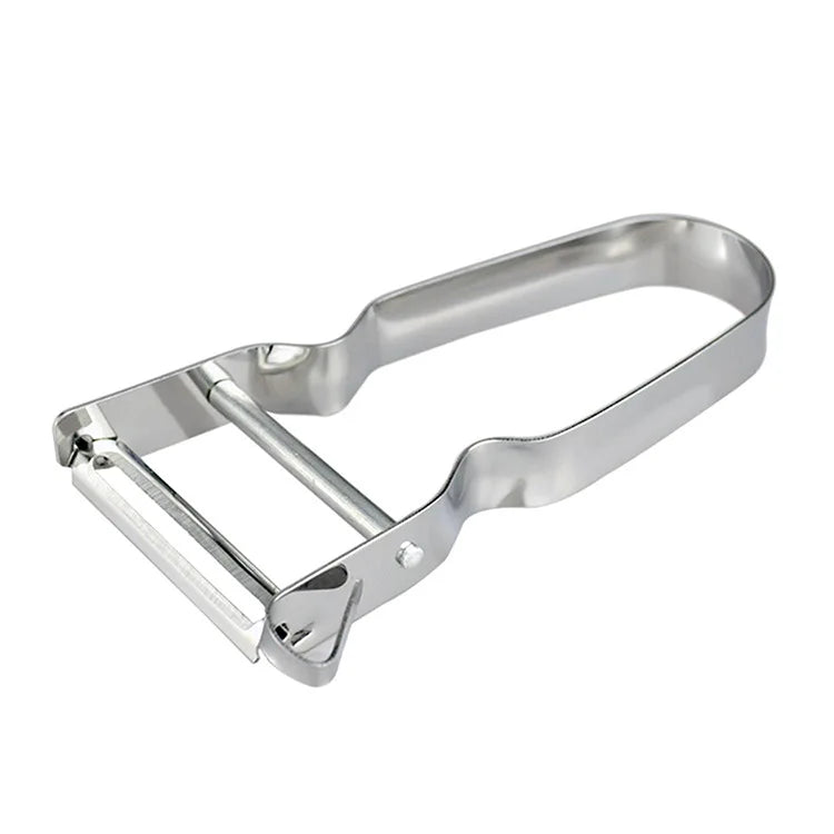 Cuchillo pelador de frutas, pelador de acero inoxidable, pelador de manzanas, pelador de verduras de cocina, pelador afilado, pelador multifunción, ralladores