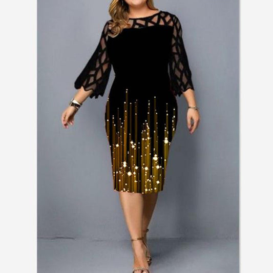 Print Midi Dress