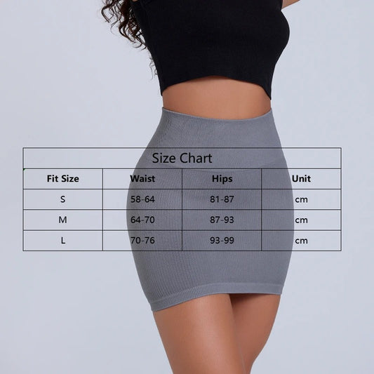 Mini Skirt Slimming Knitted