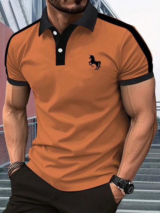 short-sleeved POLO shirt