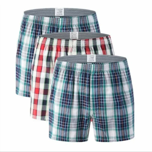 3 Pack Men's Cotton  Boxer