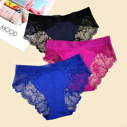 3 Pcs Women  Sexy Underwear
