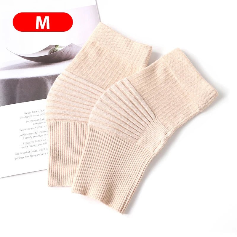 1 Pair Unisex Cashmere Knee Warmers Wool Knee Brace Pads Winter Warm Thermal Knee Protector Sleeve for Women Men Pain Relief - San Remo Shops