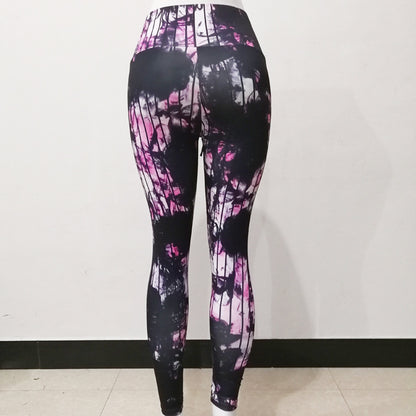 Tie-dye Leggings High Waist
