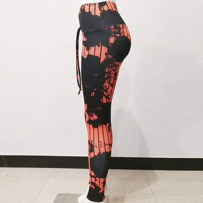 Tie-dye Leggings High Waist