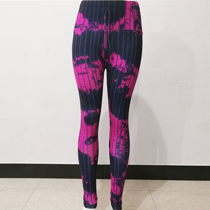 Tie-dye Leggings High Waist