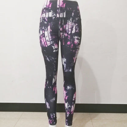 Tie-dye Leggings High Waist