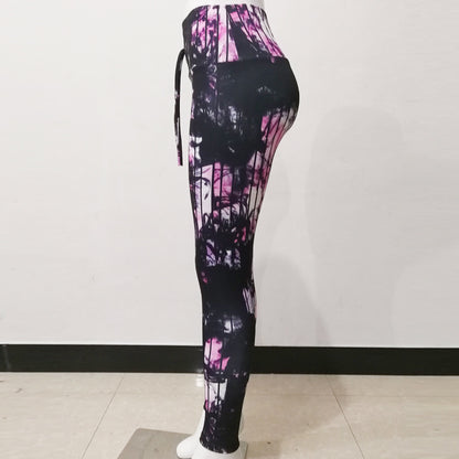 Tie-dye Leggings High Waist