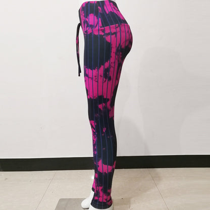 Tie-dye Leggings High Waist