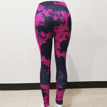 Tie-dye Leggings High Waist