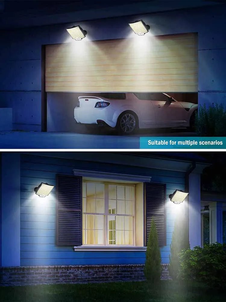 106LED Solar Light Outdoor Waterproof with Motion Sensor Floodlight Remote Control 3 Modes - San Remo Shops