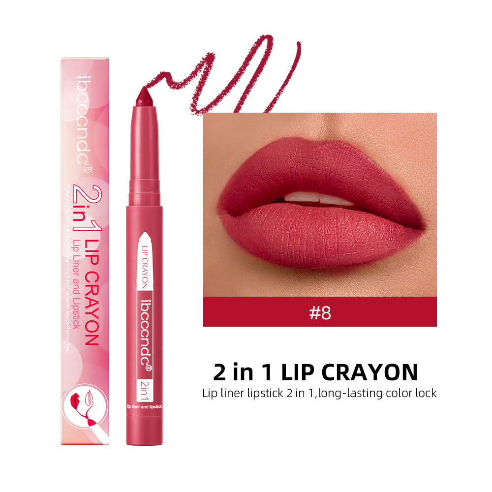 Two-in-one Lip Liner Long Lasting Waterproof Matte San Remo