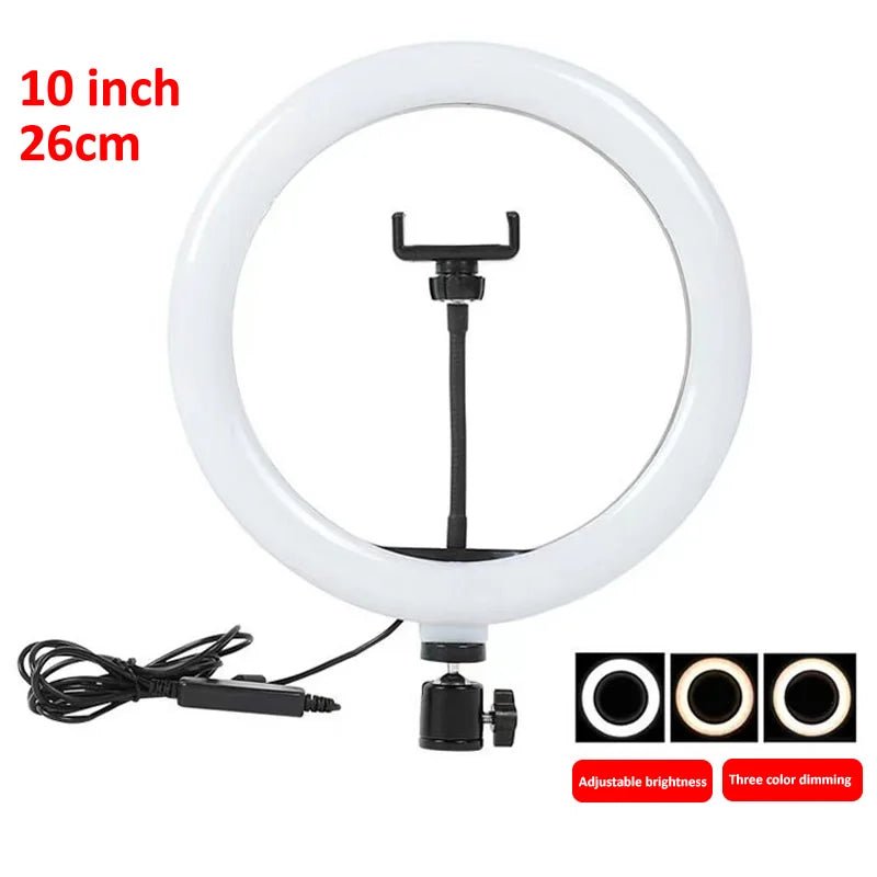 1.6m 63inch Mobile Phone Holder Mounting Tripod Stand for Overhead with Ring Light Led Rim Of Lamp For Selfie Live Video Stream - San Remo Shops