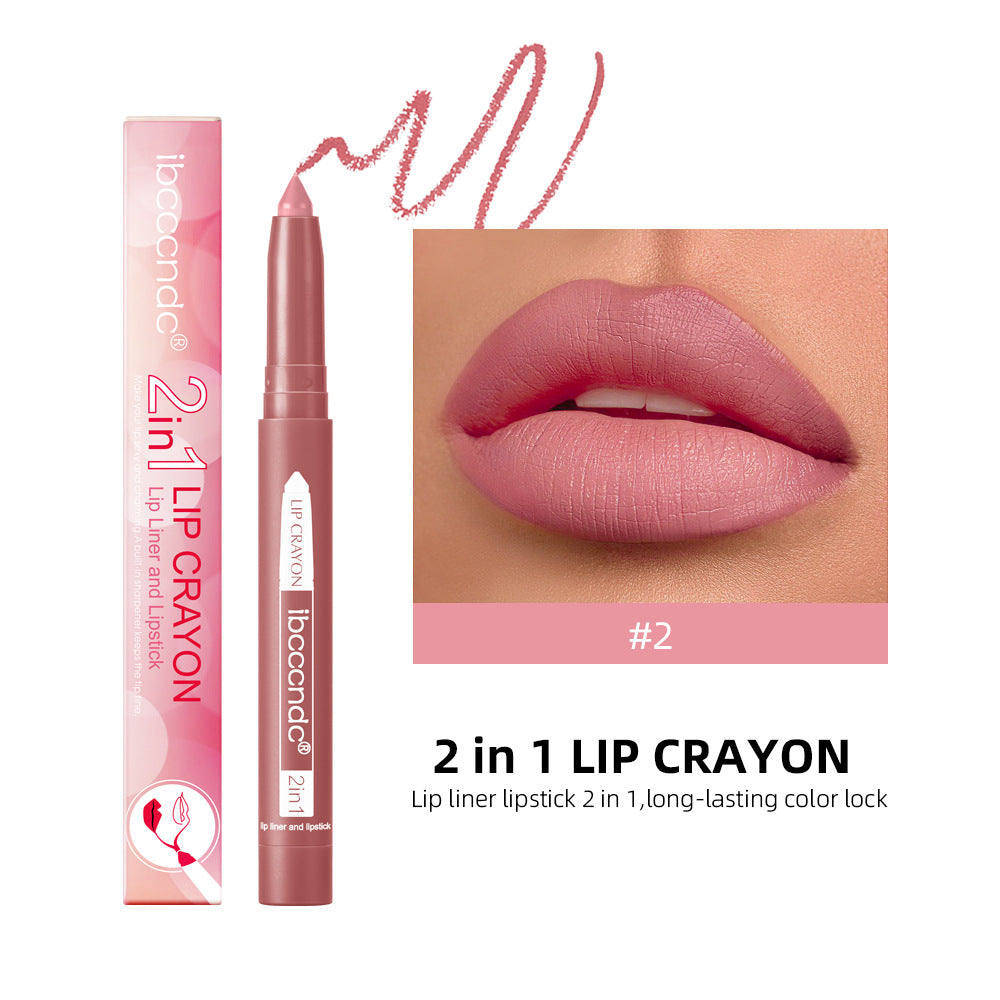 Two-in-one Lip Liner Long Lasting Waterproof Matte San Remo