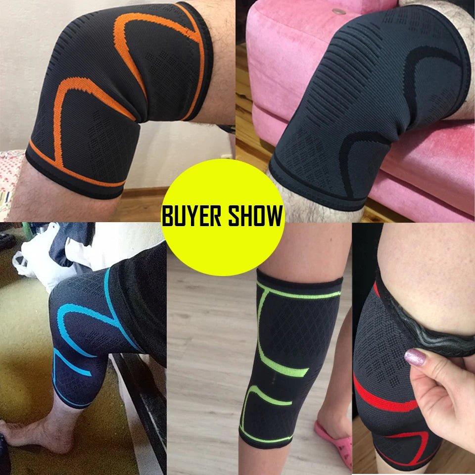 1PC Fitness Running Cycling Knee Support Braces Elastic Nylon Sport Compression Knee Pad Sleeve for Basketball Volleyball - San Remo Shops