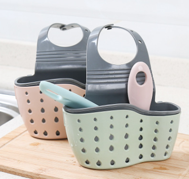 Kitchen Drain Holder Rubber Sponge Storage Rack Basket Wash Cloth Organizer Bathroom Toilet Soap Shelf San Remo