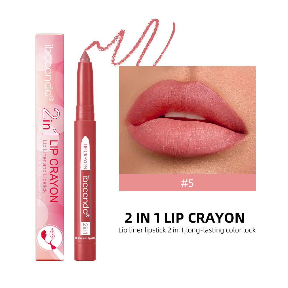 Two-in-one Lip Liner Long Lasting Waterproof Matte San Remo