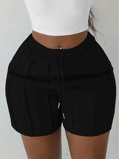 Solid Color Summer Shorts