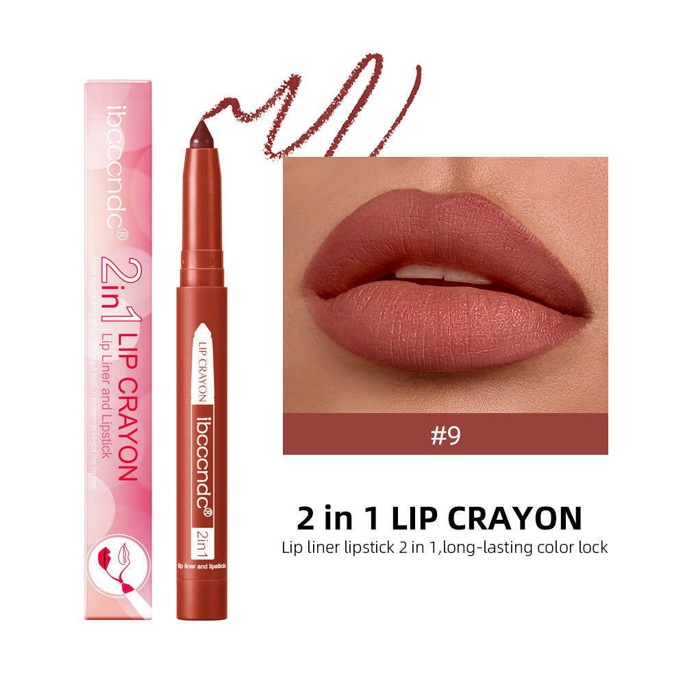 Two-in-one Lip Liner Long Lasting Waterproof Matte San Remo