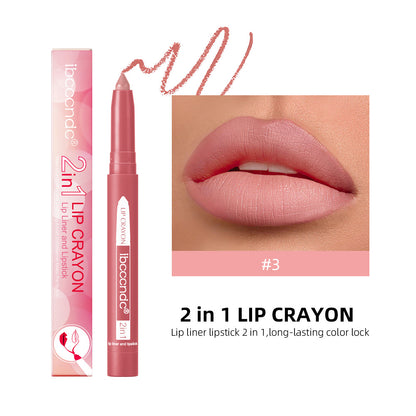 Two-in-one Lip Liner Long Lasting Waterproof Matte San Remo