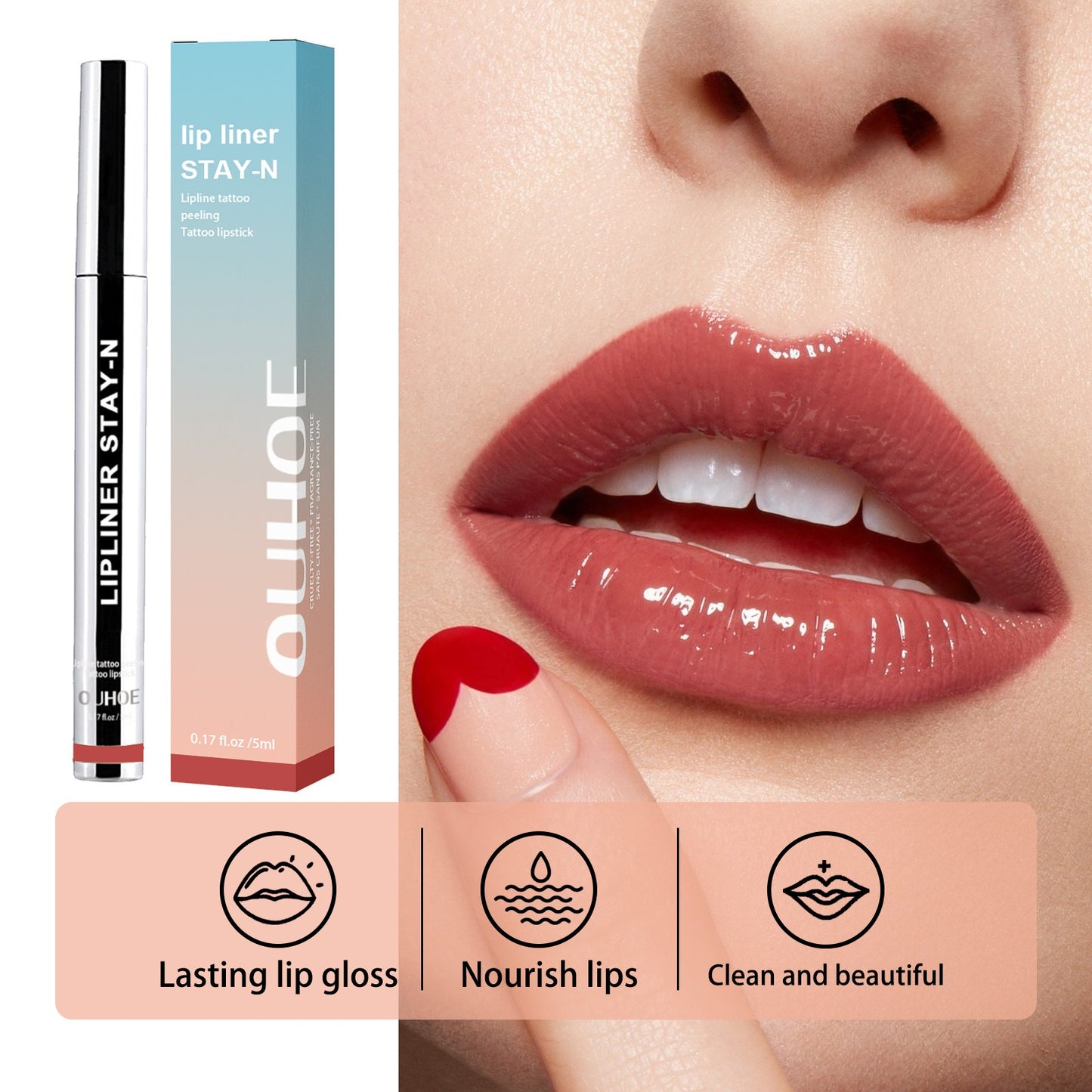 Sexy Lipliner Pencil Waterproof Contour Tint Lipstick Pen Lip Plumpe Contouring Female Makeup  Make-up Maquiagem eprolo