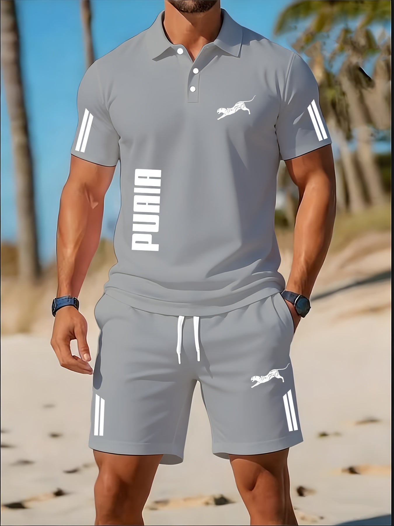 Men's 2pcs  matching Set